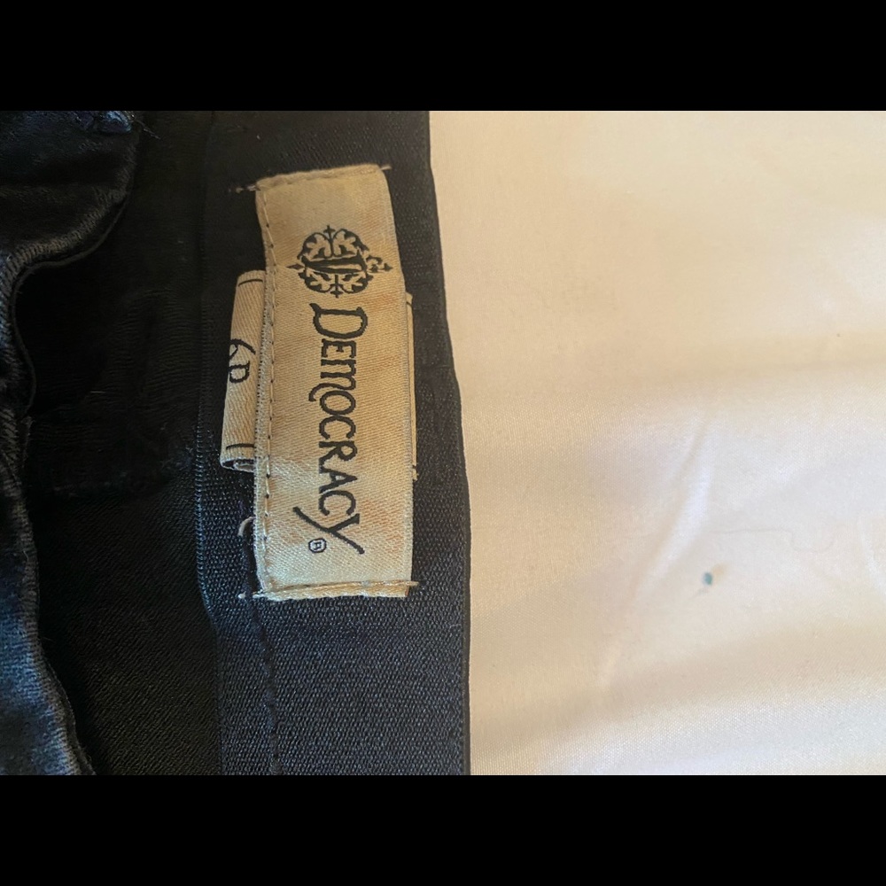 Democracy black jeans 6P mint condition
